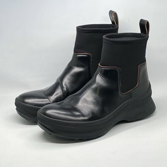 Jil Sander Men’s Leather Ankle Boots size 43/us size 10 - Picture 1 of 11